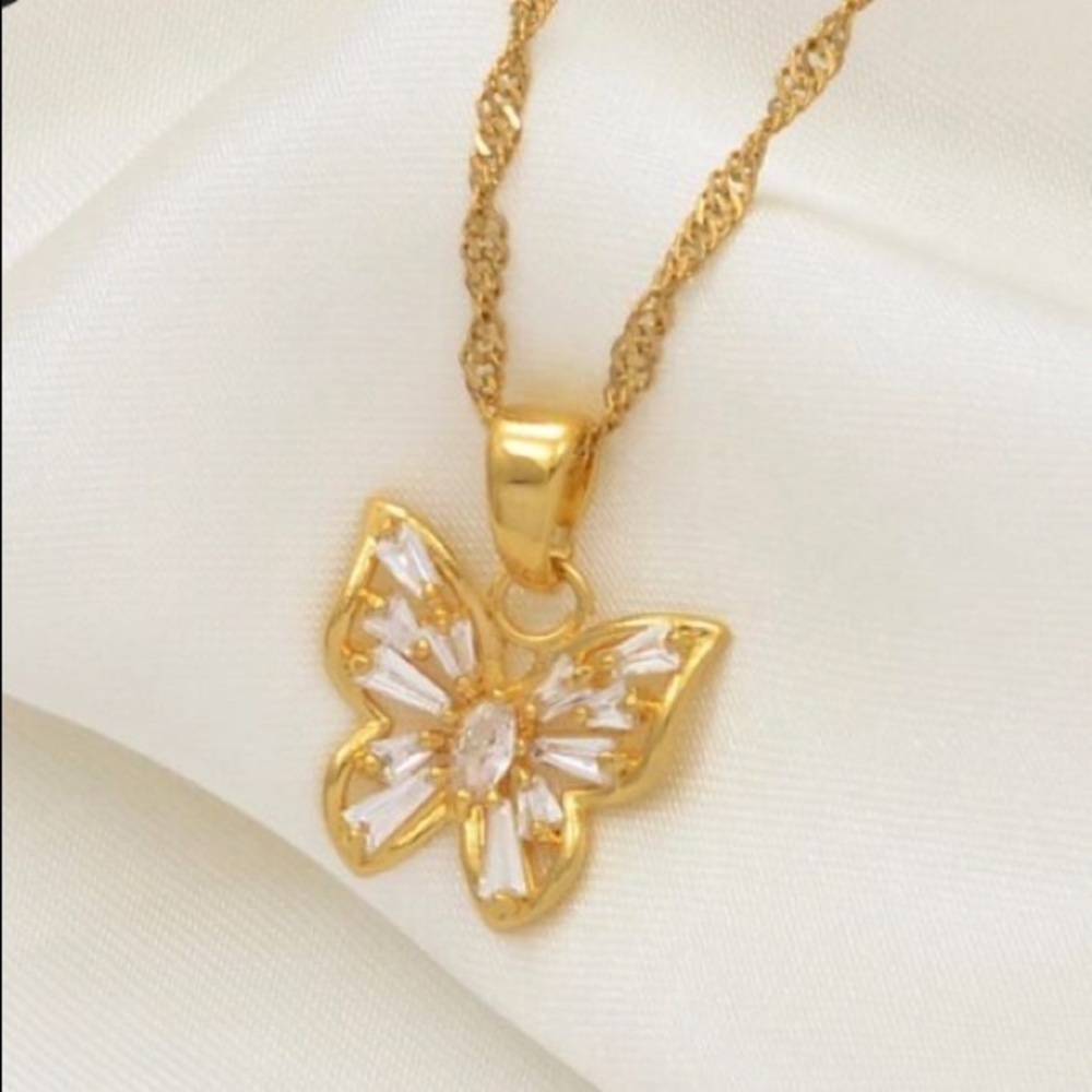 Butterfly necklace 18inch